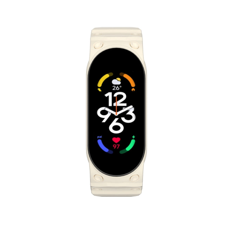For Xiaomi Mi Band 7 / 6 / 5 Integrated TPU Watch Band