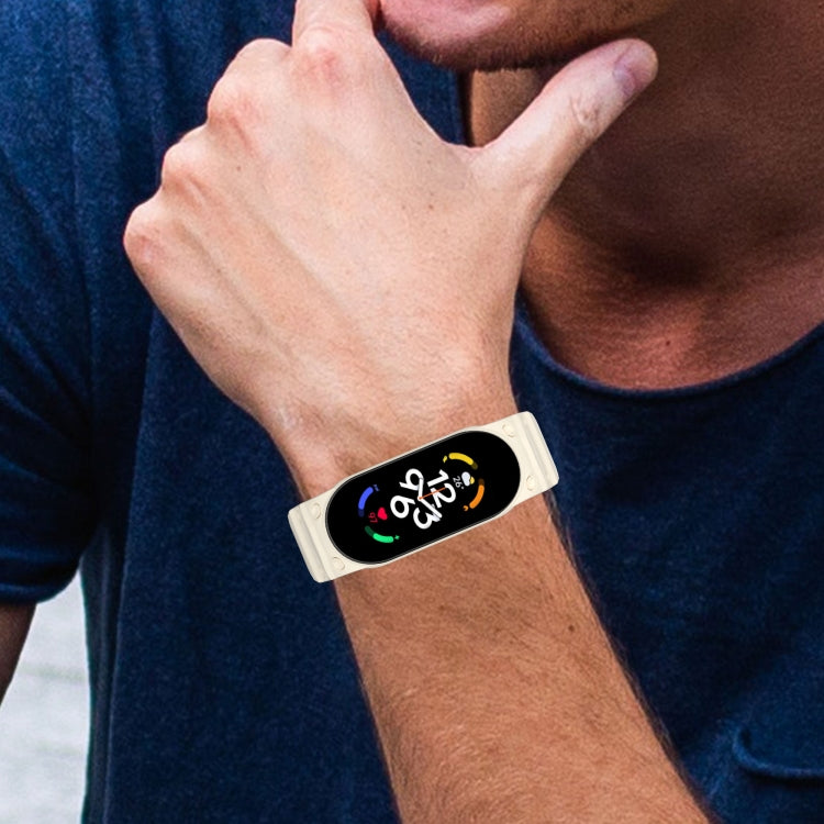 For Xiaomi Mi Band 7 / 6 / 5 Integrated TPU Watch Band