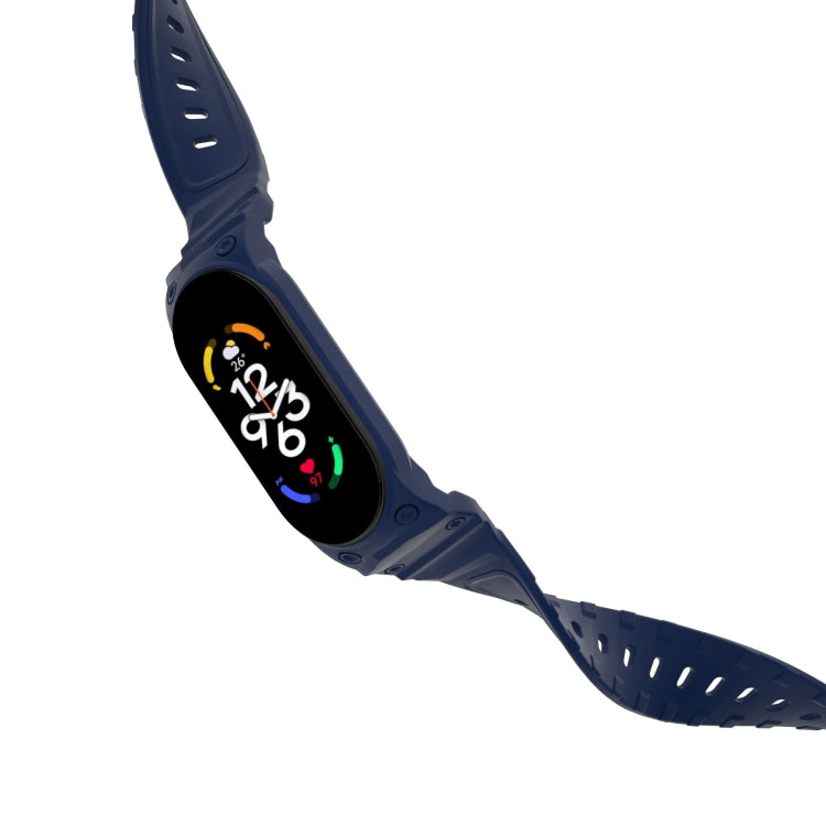 For Xiaomi Mi Band 7 / 6 / 5 Integrated TPU Watch Band