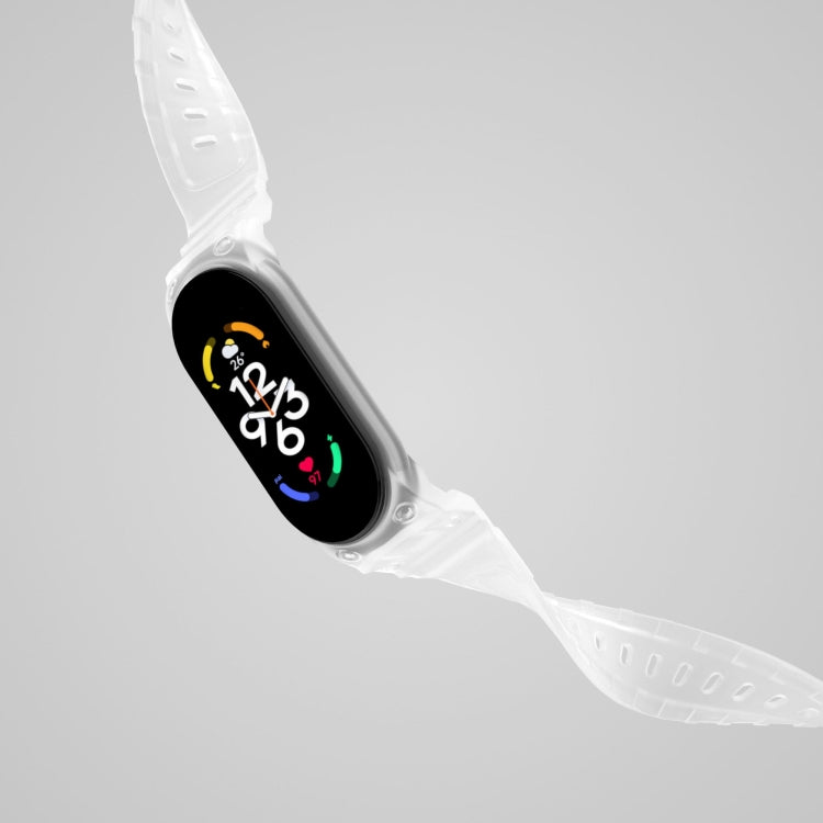 For Xiaomi Mi Band 7 / 6 / 5 Integrated TPU Watch Band