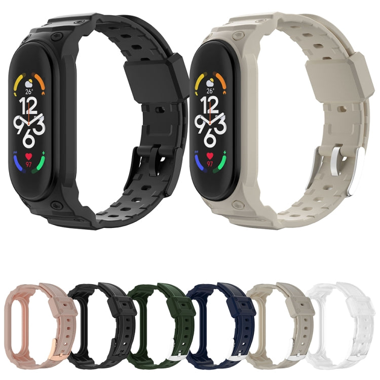 For Xiaomi Mi Band 7 / 6 / 5 Integrated TPU Watch Band