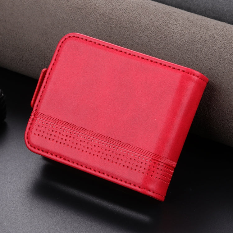 For Samsung Galaxy Z Flip7 FE / Flip6 AZNS Magnetic Calf Texture Flip Leather Phone Case
