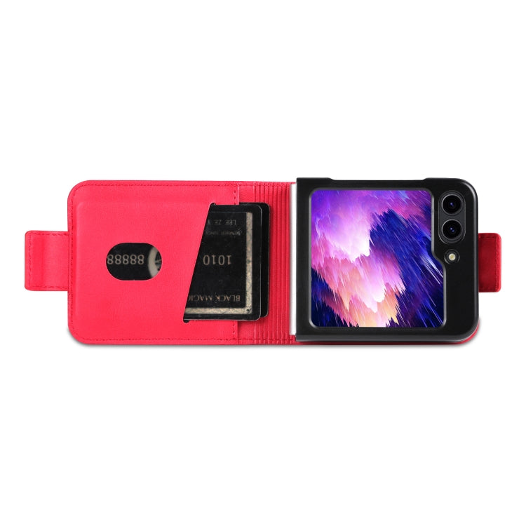 For Samsung Galaxy Z Flip7 FE / Flip6 AZNS Magnetic Calf Texture Flip Leather Phone Case