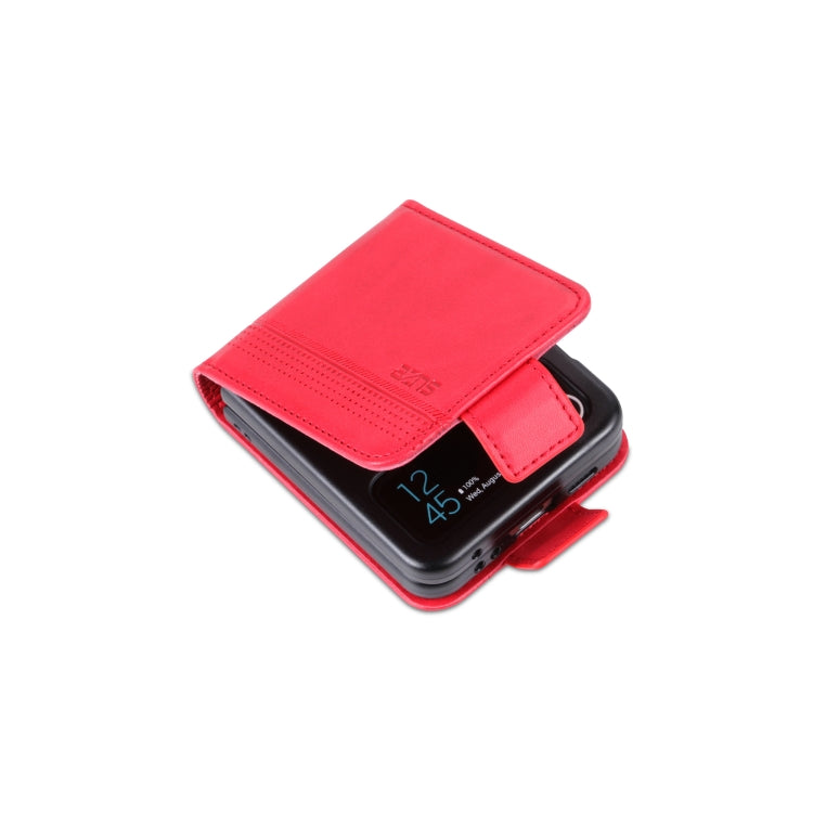 For Samsung Galaxy Z Flip7 FE / Flip6 AZNS Magnetic Calf Texture Flip Leather Phone Case