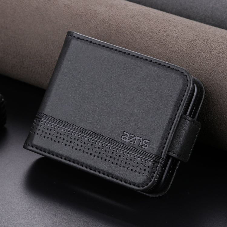 For Samsung Galaxy Z Flip7 FE / Flip6 AZNS Magnetic Calf Texture Flip Leather Phone Case