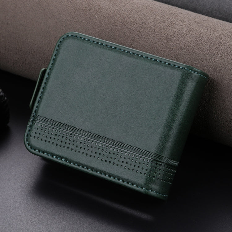 For Samsung Galaxy Z Flip7 FE / Flip6 AZNS Magnetic Calf Texture Flip Leather Phone Case