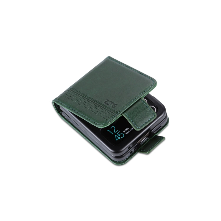 For Samsung Galaxy Z Flip7 FE / Flip6 AZNS Magnetic Calf Texture Flip Leather Phone Case