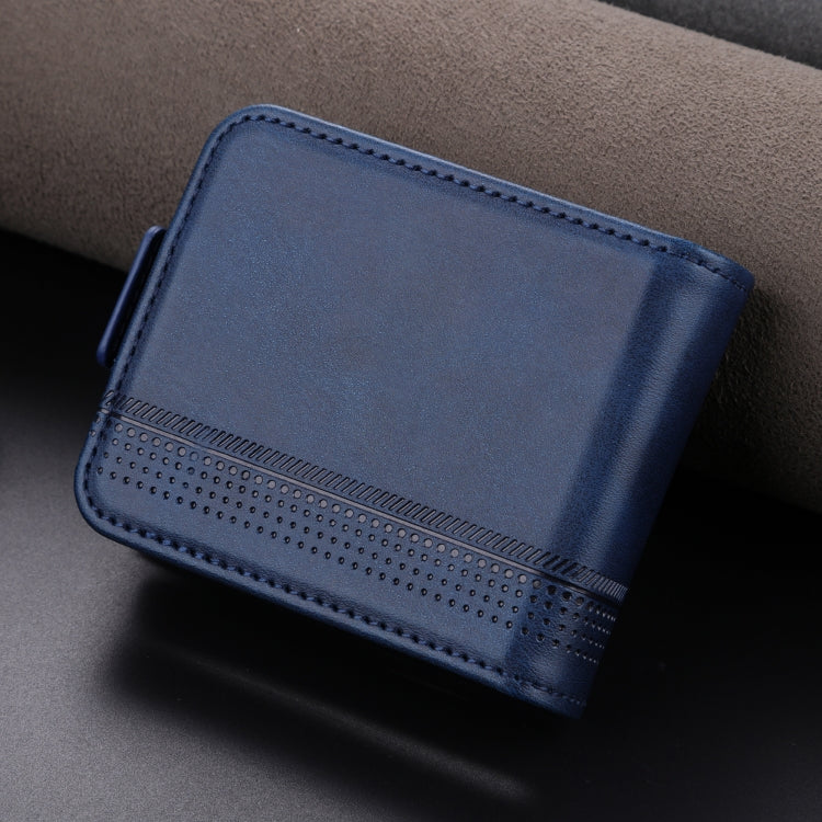 For Samsung Galaxy Z Flip7 FE / Flip6 AZNS Magnetic Calf Texture Flip Leather Phone Case