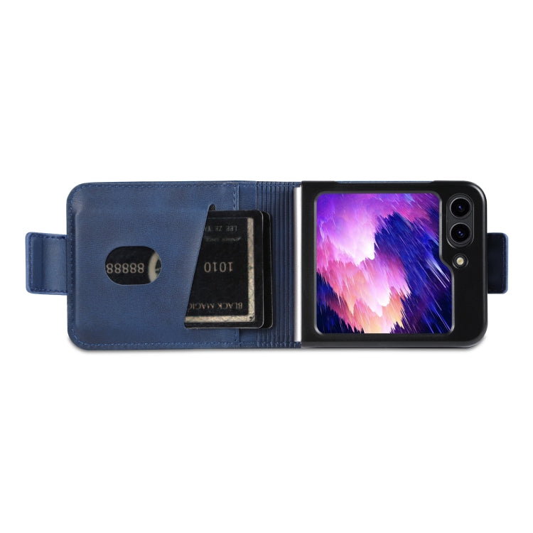 For Samsung Galaxy Z Flip7 FE / Flip6 AZNS Magnetic Calf Texture Flip Leather Phone Case
