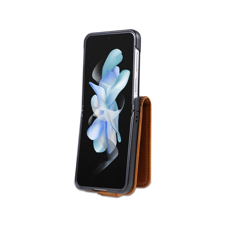 For Samsung Galaxy Z Flip7 FE / Flip6 AZNS Magnetic Calf Texture Flip Leather Phone Case