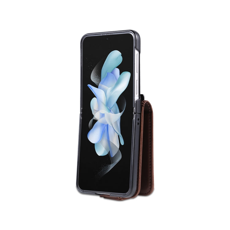 For Samsung Galaxy Z Flip7 FE / Flip6 AZNS Magnetic Calf Texture Flip Leather Phone Case