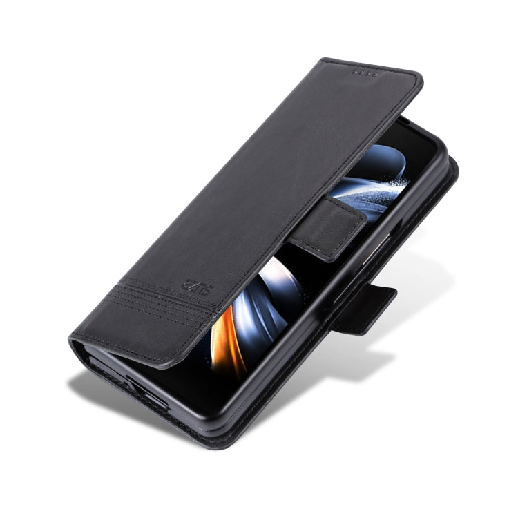 For Samsung Galaxy Z Fold6 5G AZNS Magnetic Calf Texture Flip Leather Phone Case