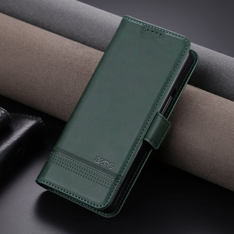 For Samsung Galaxy Z Fold6 5G AZNS Magnetic Calf Texture Flip Leather Phone Case