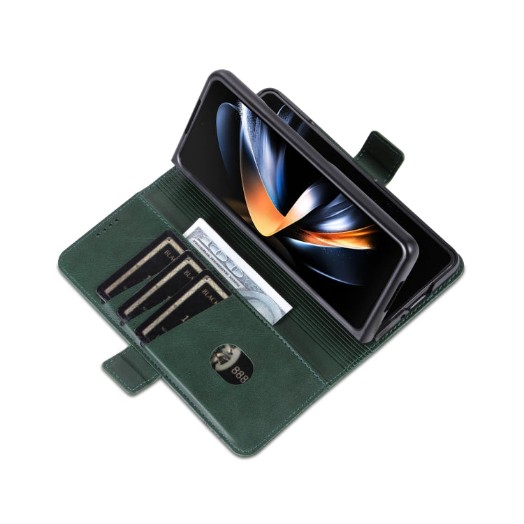 For Samsung Galaxy Z Fold6 5G AZNS Magnetic Calf Texture Flip Leather Phone Case