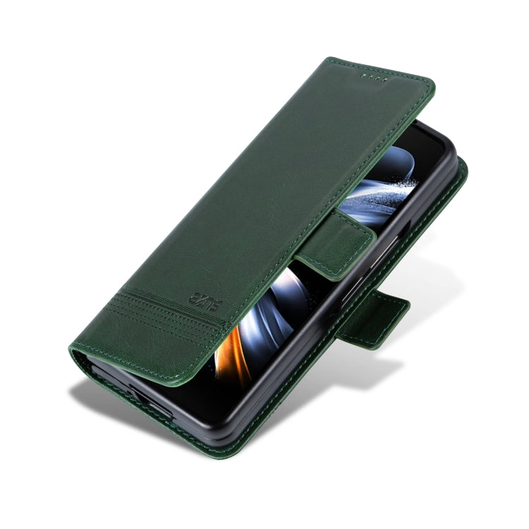 For Samsung Galaxy Z Fold6 5G AZNS Magnetic Calf Texture Flip Leather Phone Case