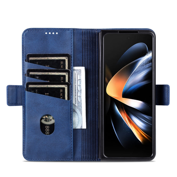 For Samsung Galaxy Z Fold6 5G AZNS Magnetic Calf Texture Flip Leather Phone Case