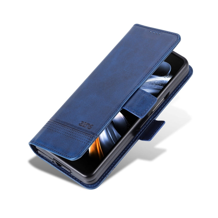For Samsung Galaxy Z Fold6 5G AZNS Magnetic Calf Texture Flip Leather Phone Case