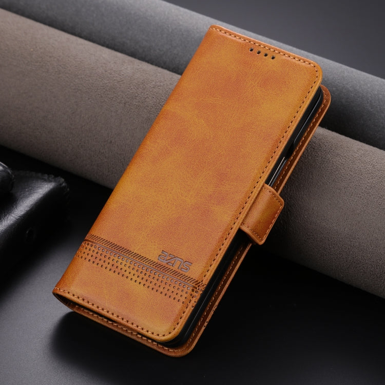 For Samsung Galaxy Z Fold6 5G AZNS Magnetic Calf Texture Flip Leather Phone Case