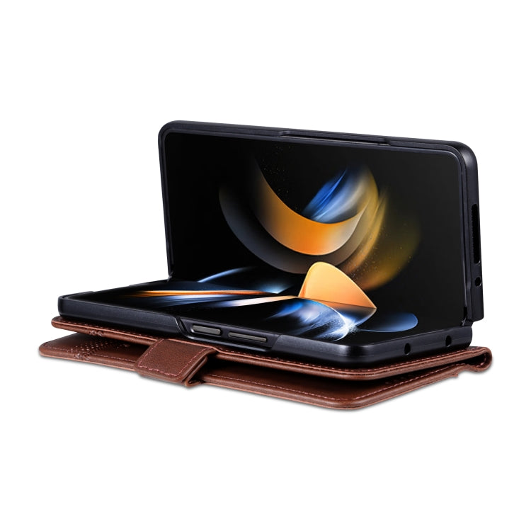 For Samsung Galaxy Z Fold6 5G AZNS Magnetic Calf Texture Flip Leather Phone Case