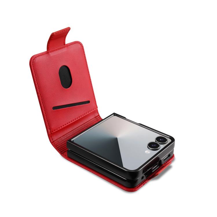 For Samsung Galaxy Z Flip7 5G AZNS Magnetic Calf Texture Flip Leather Phone Case