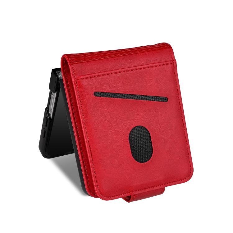 For Samsung Galaxy Z Flip7 5G AZNS Magnetic Calf Texture Flip Leather Phone Case