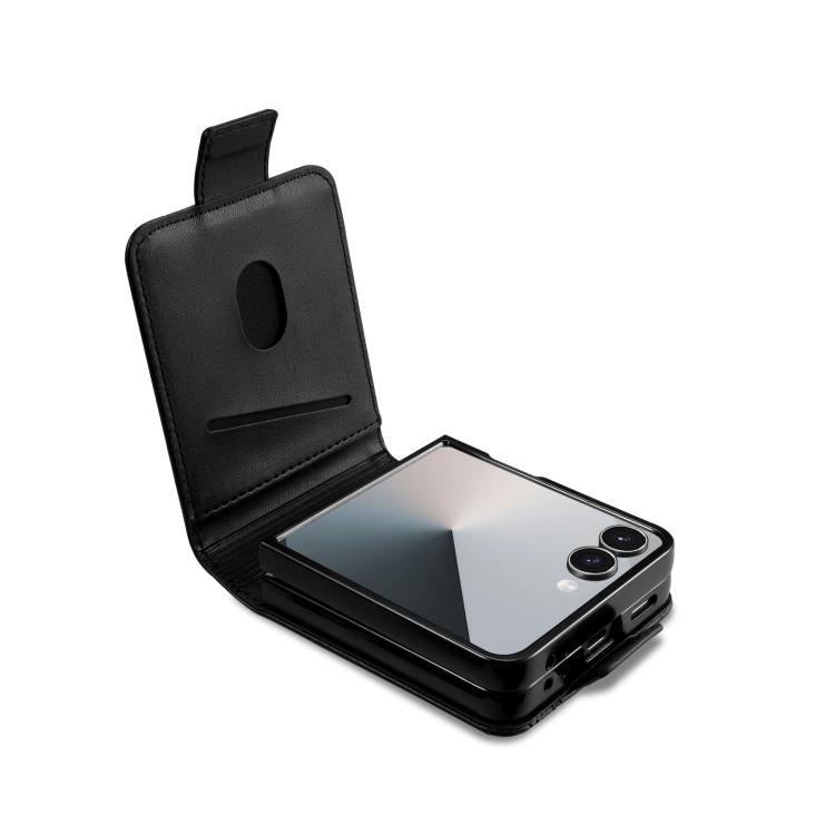 For Samsung Galaxy Z Flip7 5G AZNS Magnetic Calf Texture Flip Leather Phone Case