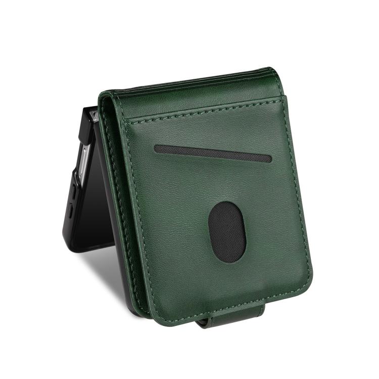 For Samsung Galaxy Z Flip7 5G AZNS Magnetic Calf Texture Flip Leather Phone Case