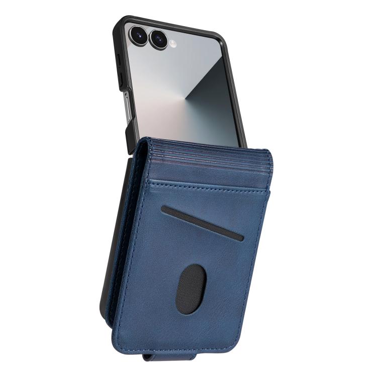 For Samsung Galaxy Z Flip7 5G AZNS Magnetic Calf Texture Flip Leather Phone Case