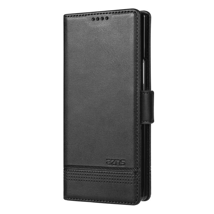 For Samsung Galaxy Z Fold7 5G AZNS Magnetic Calf Texture Flip Leather Phone Case