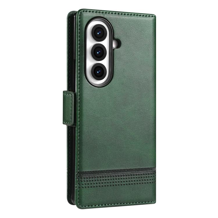 For Samsung Galaxy Z Fold7 5G AZNS Magnetic Calf Texture Flip Leather Phone Case