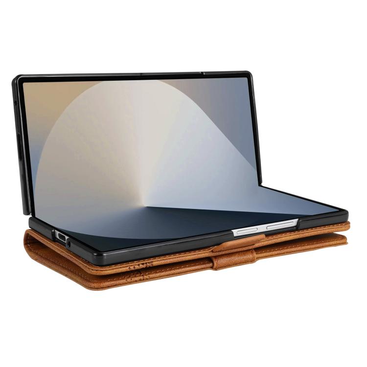For Samsung Galaxy Z Fold7 5G AZNS Magnetic Calf Texture Flip Leather Phone Case