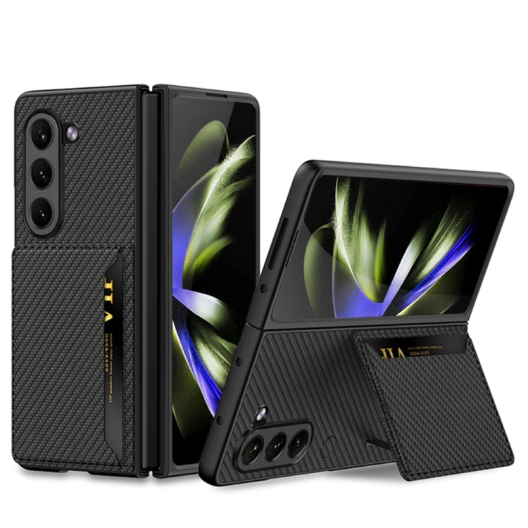 For Samsung Galaxy Z Fold5 GKK Ultra-thin Leather Phone Case with Card Slots