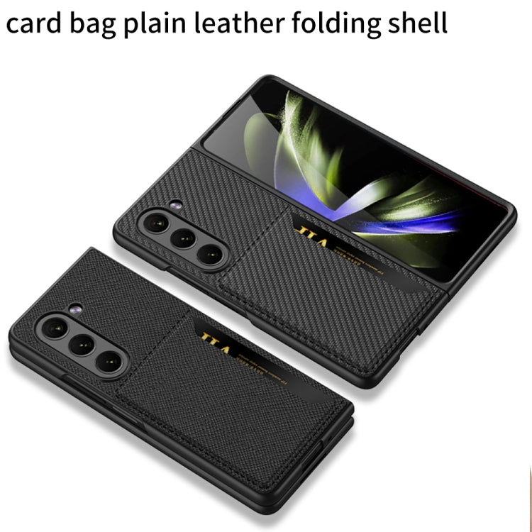For Samsung Galaxy Z Fold5 GKK Ultra-thin Leather Phone Case with Card Slots