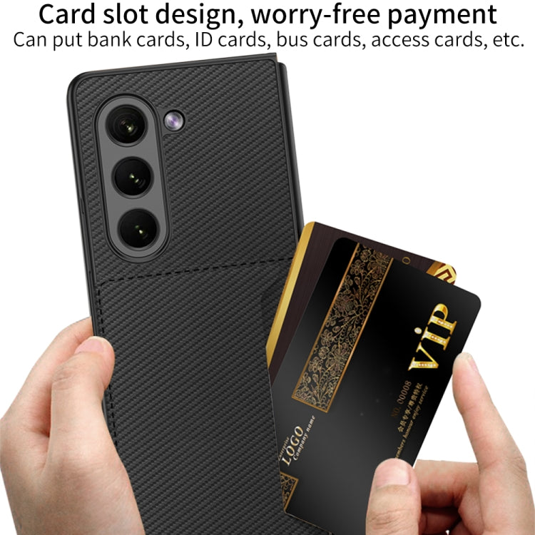 For Samsung Galaxy Z Fold5 GKK Ultra-thin Leather Phone Case with Card Slots