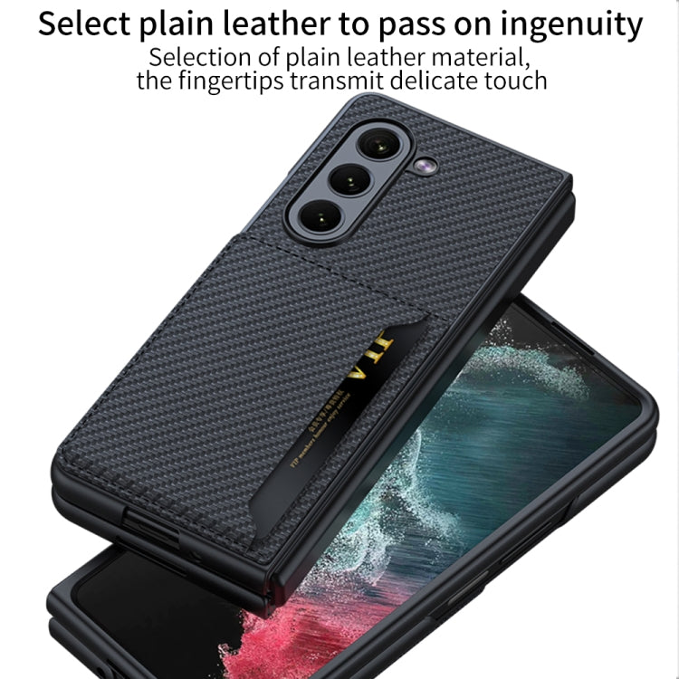For Samsung Galaxy Z Fold5 GKK Ultra-thin Leather Phone Case with Card Slots
