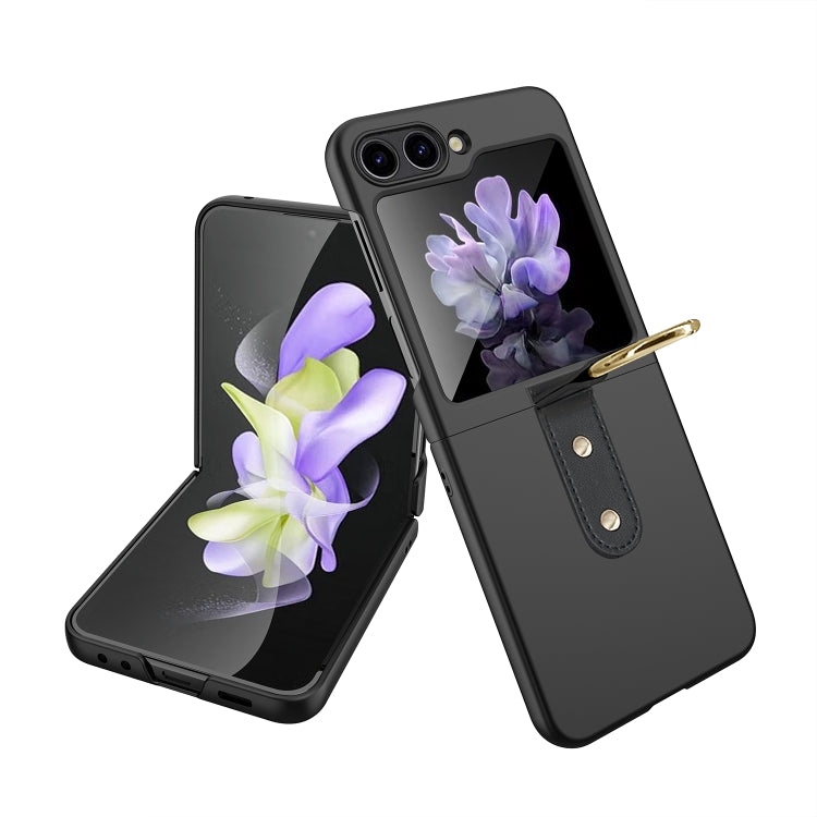 For Samsung Galaxy Z Flip5 Oil-sprayed Ring PC Phone Case