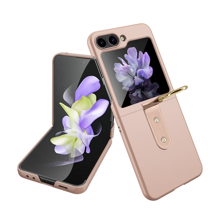For Samsung Galaxy Z Flip5 Oil-sprayed Ring PC Phone Case