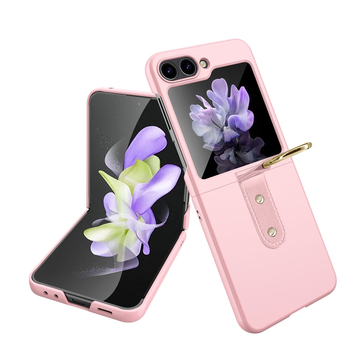 For Samsung Galaxy Z Flip5 Oil-sprayed Ring PC Phone Case