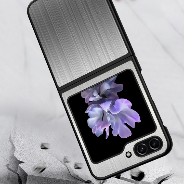 For Samsung Galaxy Z Flip5 Stainless Steel Shockproof Phone Case