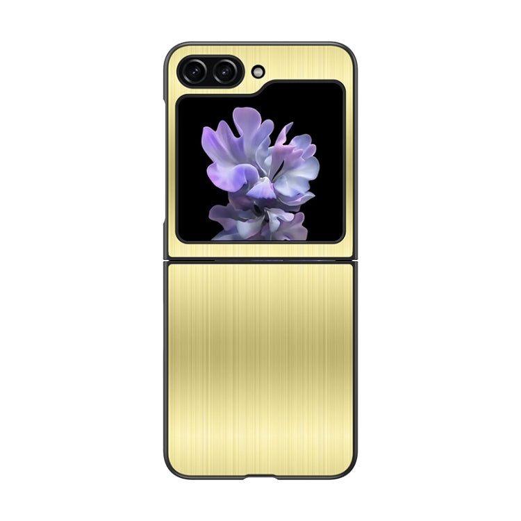 For Samsung Galaxy Z Flip5 Stainless Steel Shockproof Phone Case