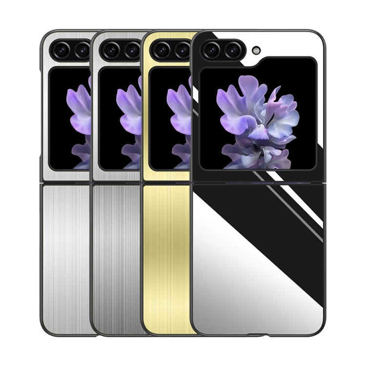 For Samsung Galaxy Z Flip5 Stainless Steel Shockproof Phone Case