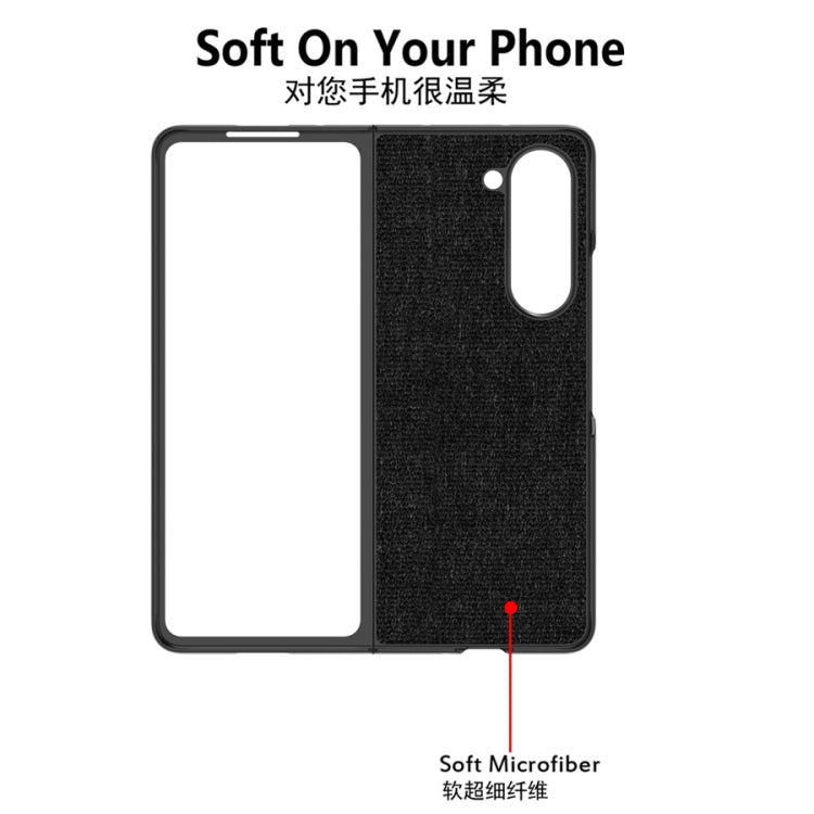 For Samsung Galaxy Z Fold5 Stainless Steel Shockproof Phone Case