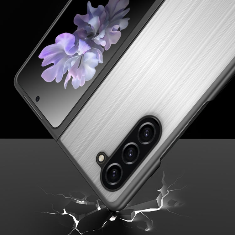 For Samsung Galaxy Z Fold5 Stainless Steel Shockproof Phone Case