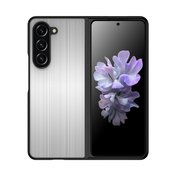 For Samsung Galaxy Z Fold5 Stainless Steel Shockproof Phone Case