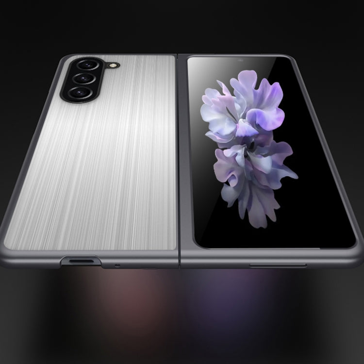 For Samsung Galaxy Z Fold5 Stainless Steel Shockproof Phone Case