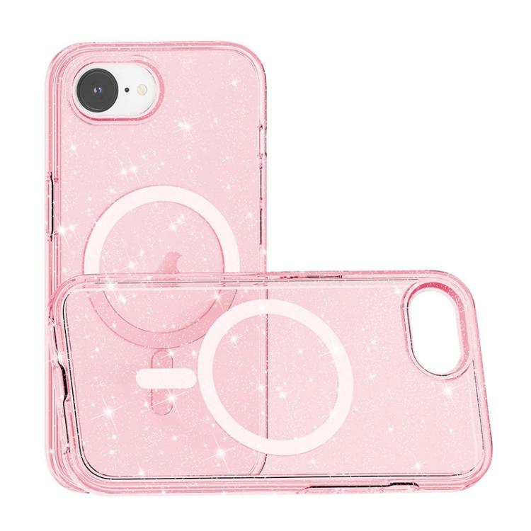 For iPhone 17e / 16e Terminator Style Glitter Powder MagSafe Magnetic Phone Case