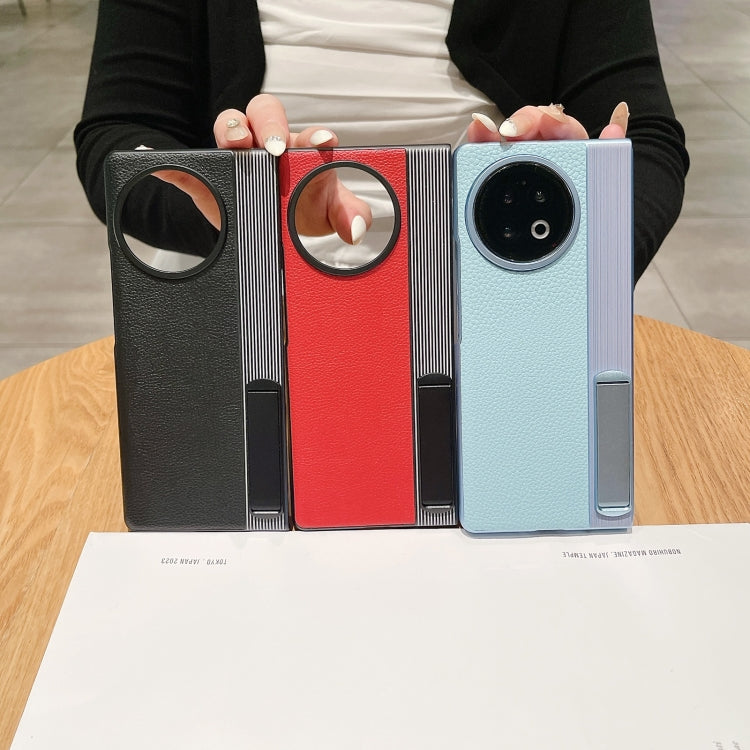 For vivo X Fold2 Leather Phone Case with Stand