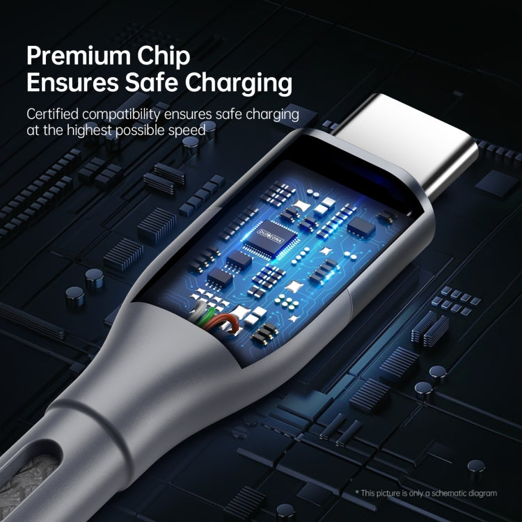 DUZZONA A2 PD 65W USB-C / Type-C to Type-C Fast Charging Data Cable, Length: