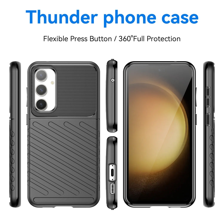 For Samsung Galaxy S23 FE 5G Thunderbolt Shockproof TPU Phone Case