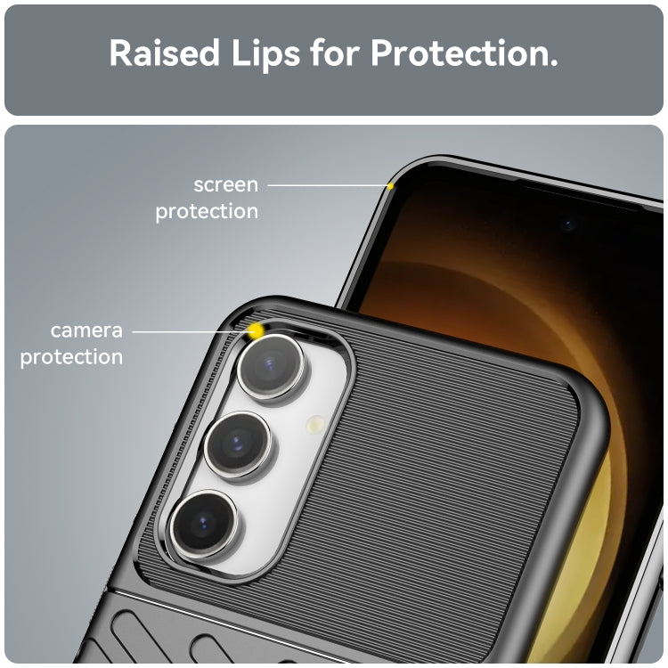For Samsung Galaxy S23 FE 5G Thunderbolt Shockproof TPU Phone Case